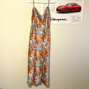 Long floral dress